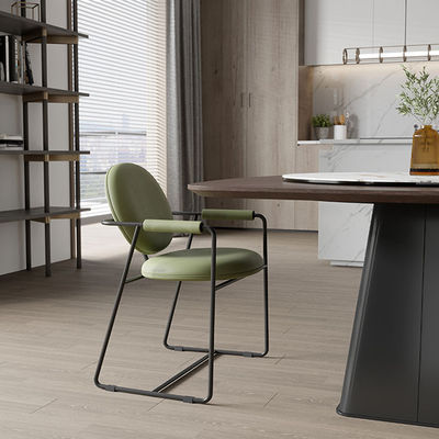 Minimalist Ultra Modern Dining Chairs Titanium Frame Stainless Steel Dining Chair